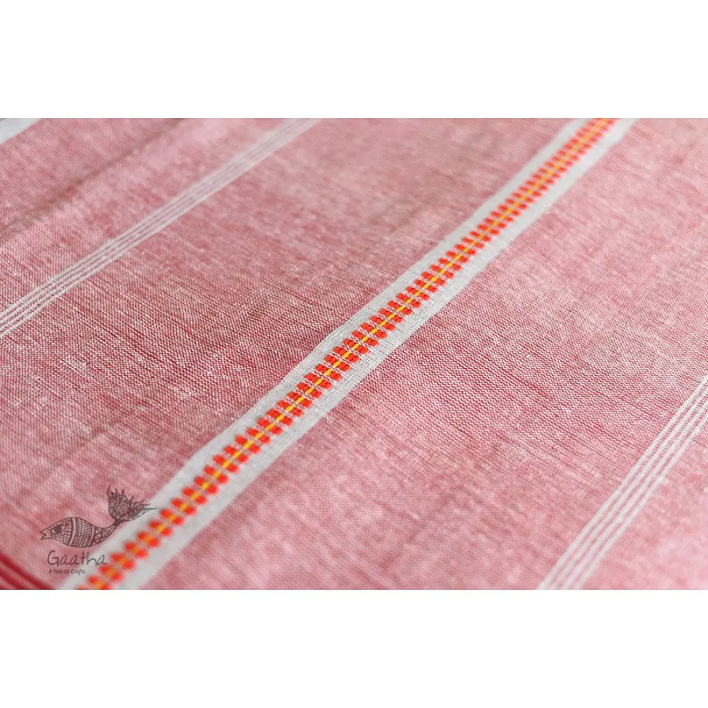 shop handloom cotton Baiga tribal-cotton Saree