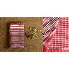 Mahuaa . महुआ | Handloom Baiga Adivasi Cotton Saree - Red