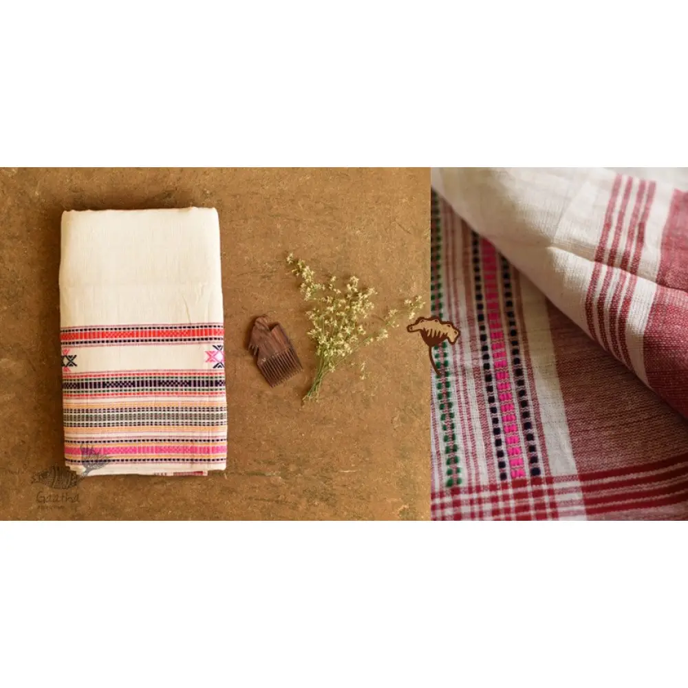 shop handloom cotton Baiga Tribe Saree