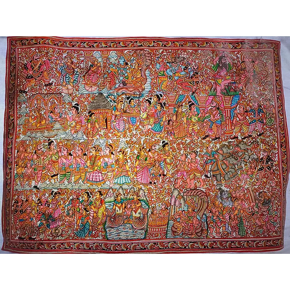 Tholu Bommalata ✪ Leather Painting ✪ Bhaktha Prahalada Painting