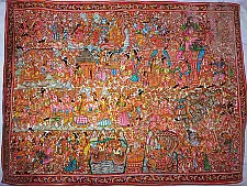 Tholu Bommalata ✪ Leather Painting ✪ Bhaktha Prahalada Painting