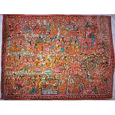 Tholu Bommalata ✪ Leather Painting ✪ Bhaktha Prahalada Painting