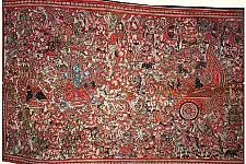 Tholu Bommalata ✪ Leather Painting ✪ Rama Ravana Yudham Painting
