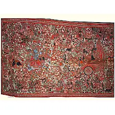 Tholu Bommalata ✪ Leather Painting ✪ Rama Ravana Yudham Painting