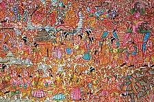 Tholu Bommalata ✪ Leather Painting ✪ Bhaktha Prahalada Painting