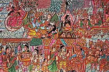Tholu Bommalata ✪ Leather Painting ✪ Prahallada Painting