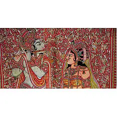 Tholu Bommalata ✪ Leather Painting ✪ Radha Krishna Painting