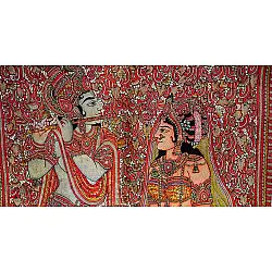 Tholu Bommalata ✪ Leather Painting ✪ Radha Krishna Painting