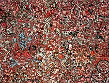 Tholu Bommalata ✪ Leather Painting ✪ Rama Ravana Yudham Painting
