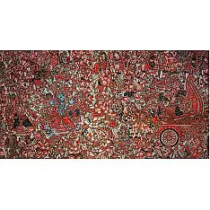 Tholu Bommalata ✪ Leather Painting ✪ Rama Ravana Yudham Painting