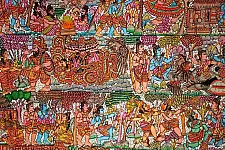 Tholu Bommalata ✪ Leather Painting ✪ Sri Krishna Painting