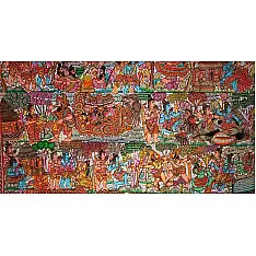 Tholu Bommalata ✪ Leather Painting ✪ Sri Krishna Painting