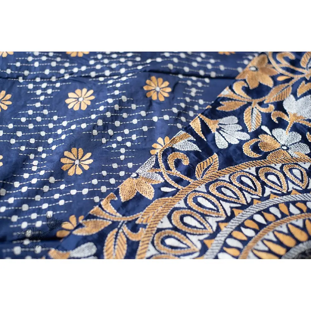 shop Kantha Silk Saree