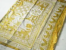 Madhumalti | Kantha Embroidery ~ Silk Saree 