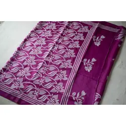 Madhumalti | Kantha Embroidery ~ Silk Saree