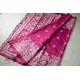 shop Kantha Silk Light Pink Saree 