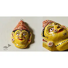 Pattachitra Mask | Hand painted Paper Mache ~ Sita Face