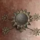 Antique from Khajuraho Brass - Elephant - Diya Stand