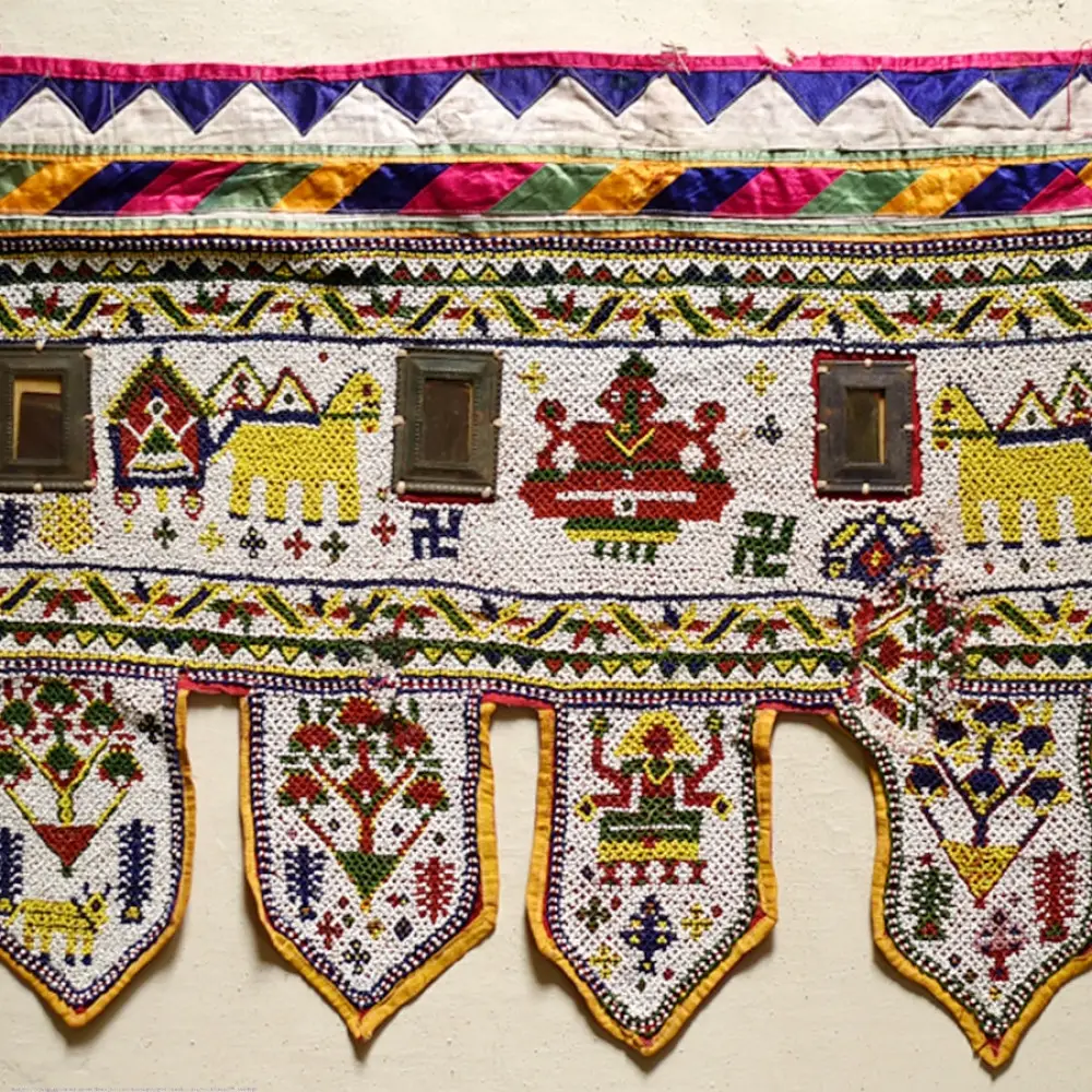 Bead Work ~Antique Hanging - Ganesha Toran