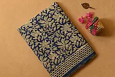 Indigenous Impressions ❣ Bagru Block Printed Cotton Saree - C