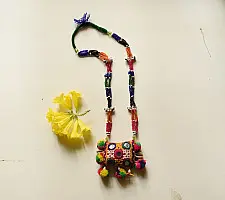Folk Love ~ Banjara Bead Necklace - Embroidered