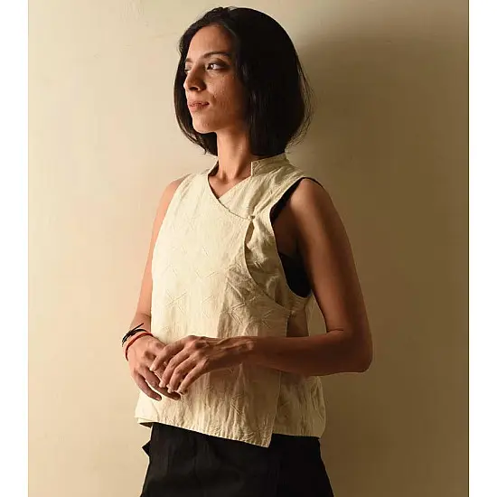 shop Handwoven Cotton Top