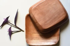 Wooden Cutlery ✼ Square Platters ( Set of Two)