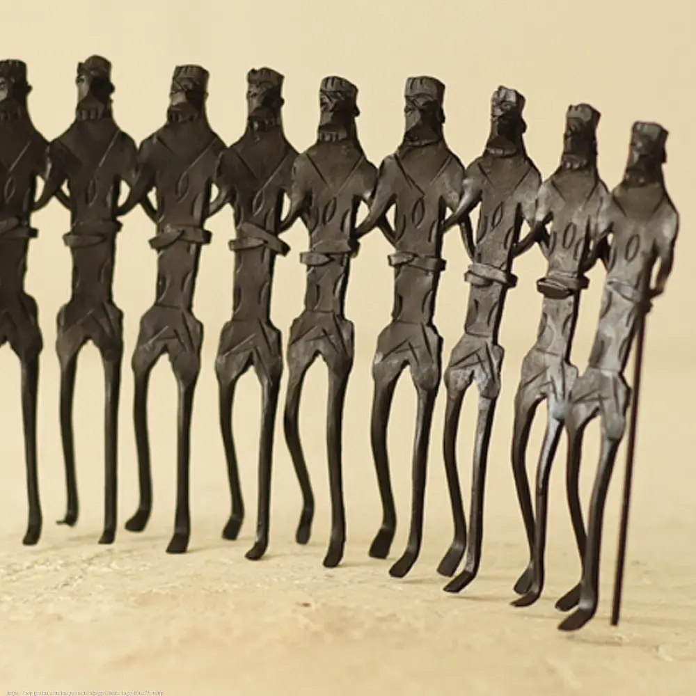 Buy Handmade Wrought Iron | Tribal Dance table Decor 