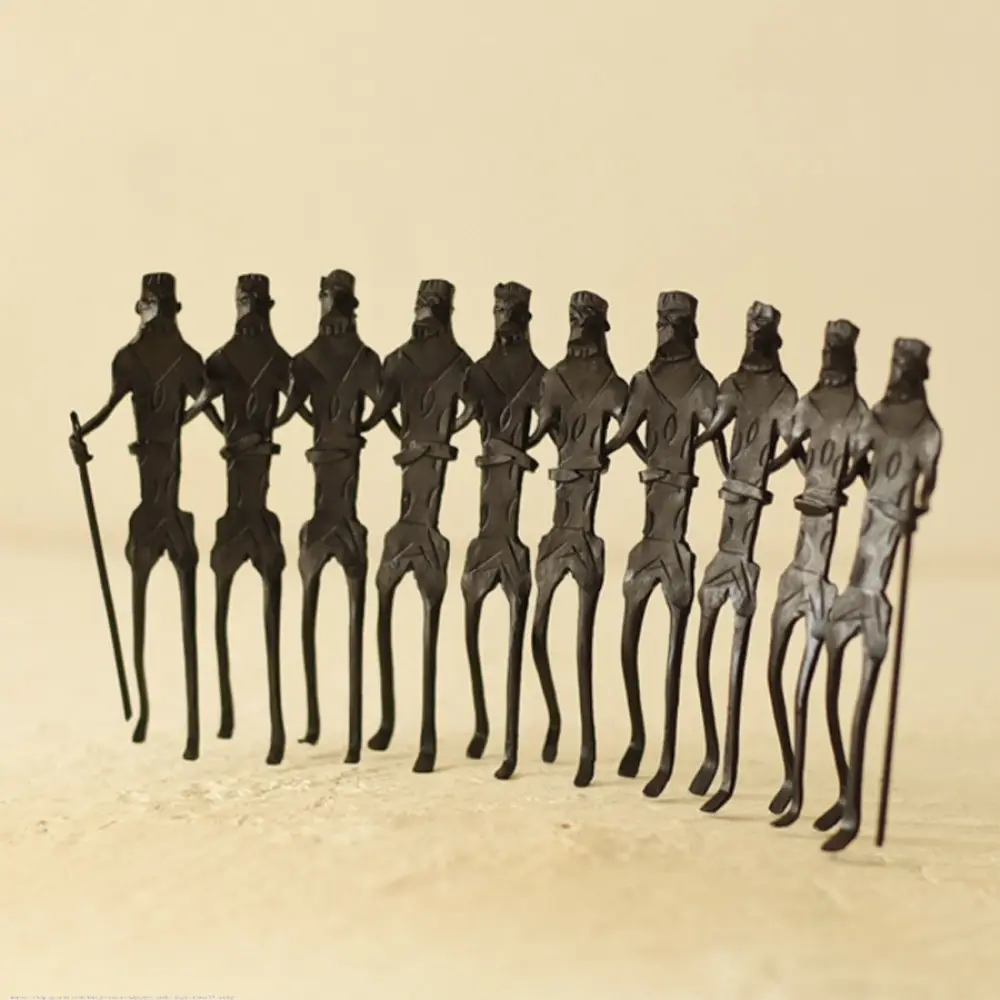 Buy Handmade Wrought Iron | Tribal Dance table Decor 