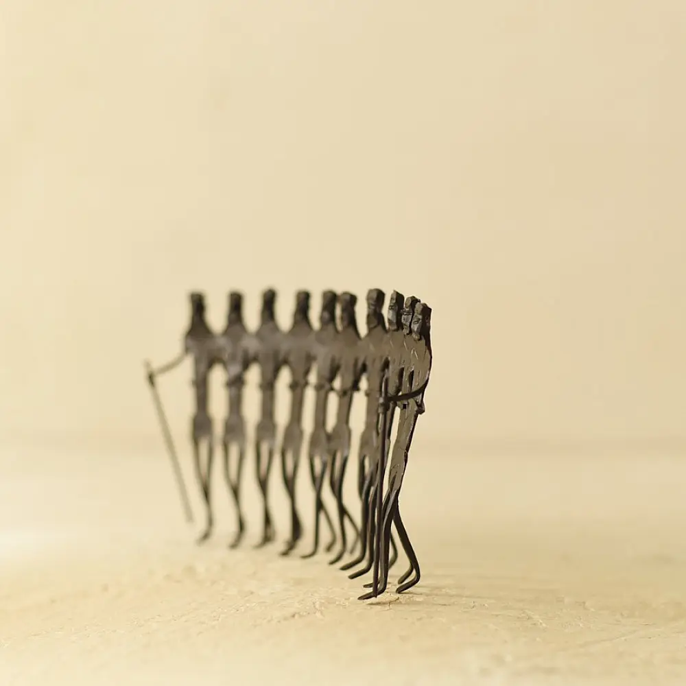 Buy Handmade Wrought Iron | Tribal Dance table Decor 