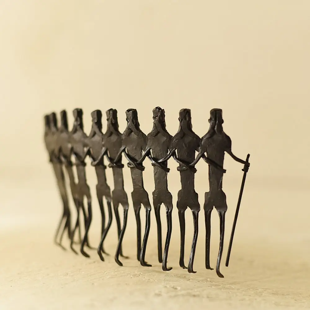 Buy Handmade Wrought Iron | Tribal Dance table Decor 