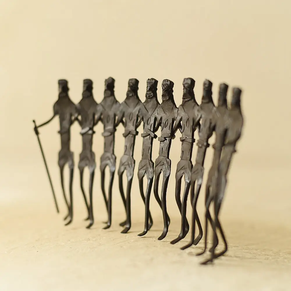 Buy Handmade Wrought Iron | Tribal Dance table Decor 
