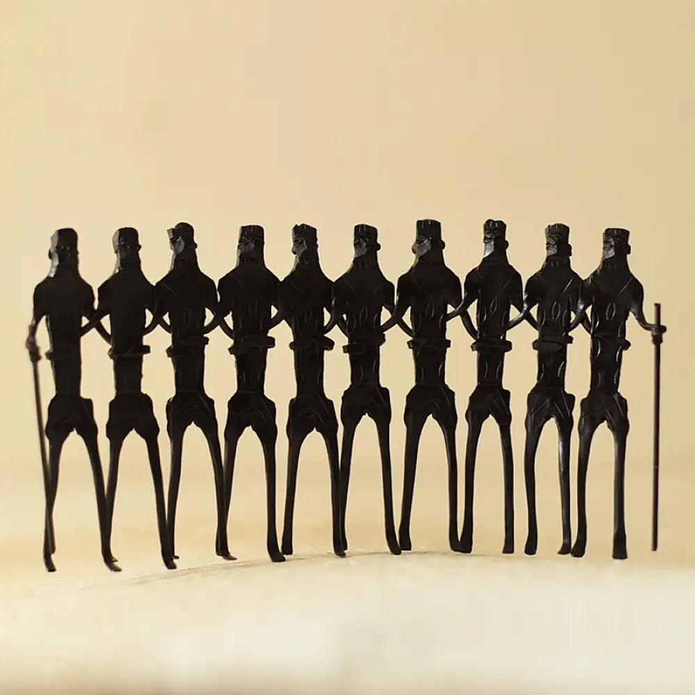 Buy Handmade Wrought Iron | Tribal Dance table Decor 