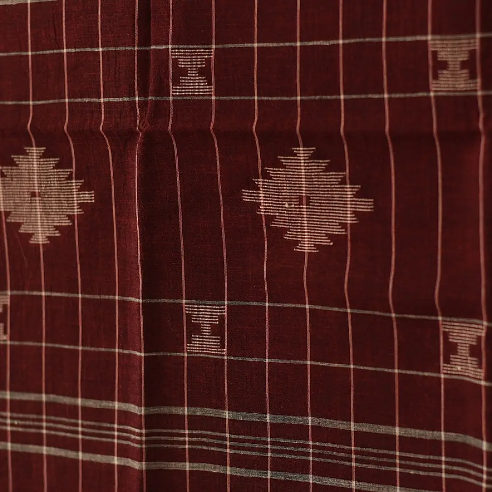 shop Handloom Soft Cotton Jamdani Stole