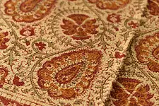 A finite infinity ❧ Kalamkari Natural Color Dhurrie ( 5 X 3 ) - Red