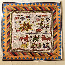Prachin . प्राचीन  ❂ Vintage Bead Work - Old & Antique Wall Hanging