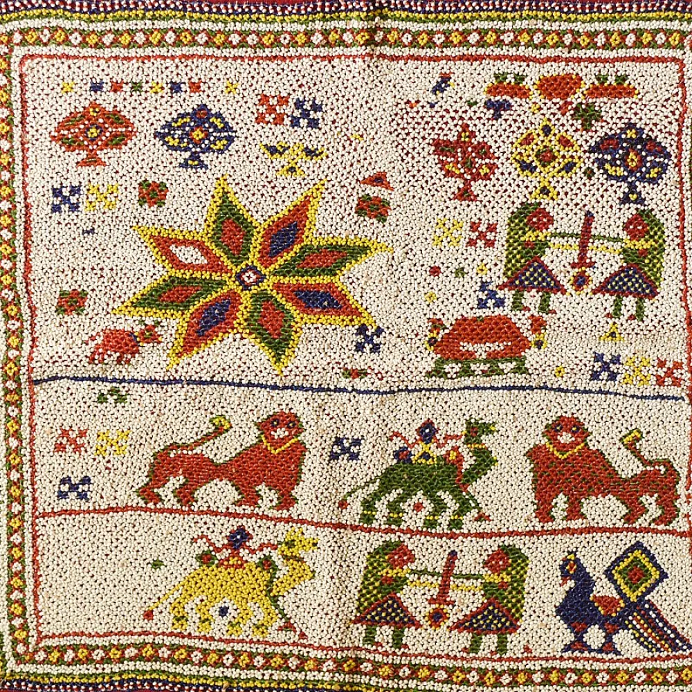 Vintage Bead Work - Old & Antique Wall Hanging