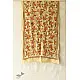 Kantha Tussar Silk Stole - Fish Hand Embroidery