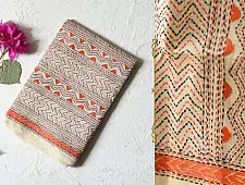 Pushparam . पुष्पारम | Kantha Tussar Silk Stole