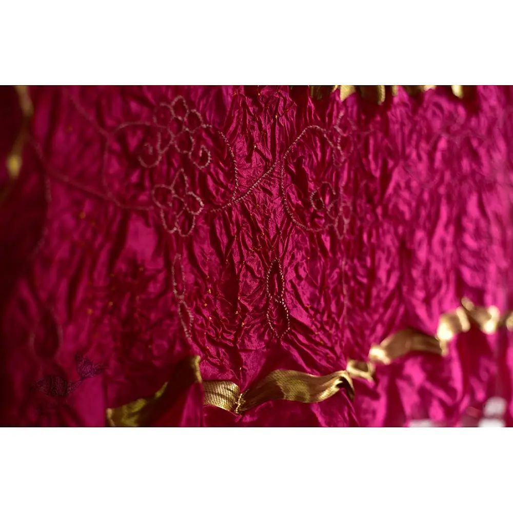 shop online silk bandhni dupatta