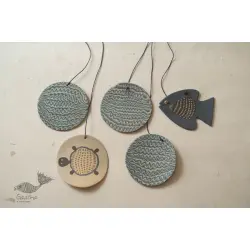 Ceramic . Hangings |  Handmade Ceramic Chimes - C