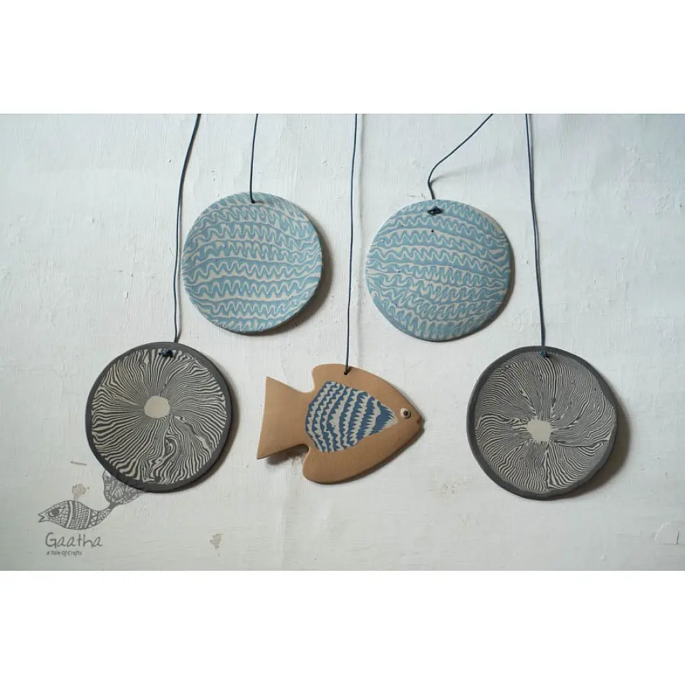 Handmade Ceramic Chimes - Hangings