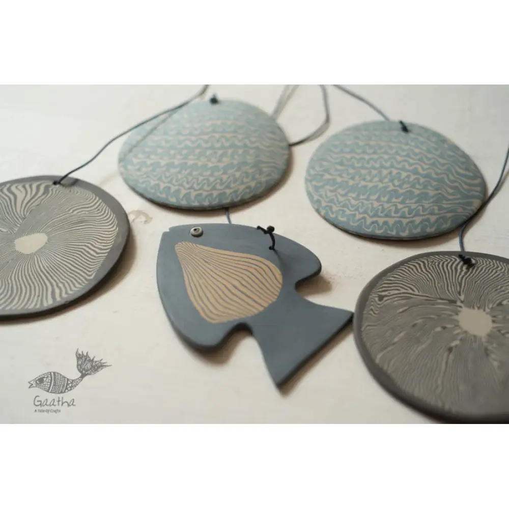 Handmade Ceramic Chimes - Hangings