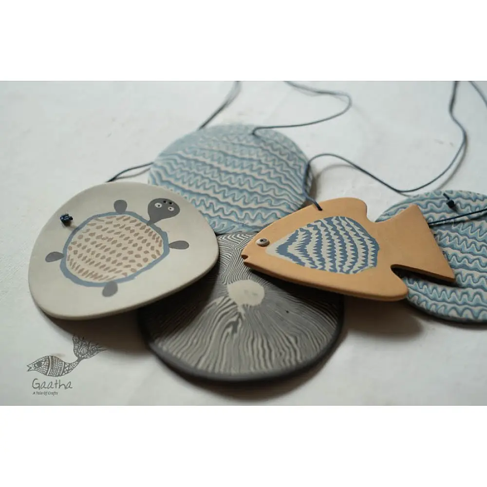 Handmade Ceramic Chimes - Hangings