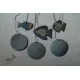 Handmade Ceramic Chimes - Hangings