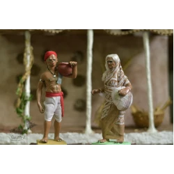 Gudiyawala . गुड़ियावाला | Clay Dolls (Set of Two) ~ Ramu Kaka . Kaki