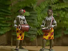 Gudiyawala . गुड़ियावाला | Clay Dolls (Set of Two) ~ Tau. Teboho