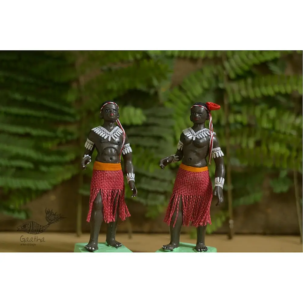 Handmade Clay Doll - 