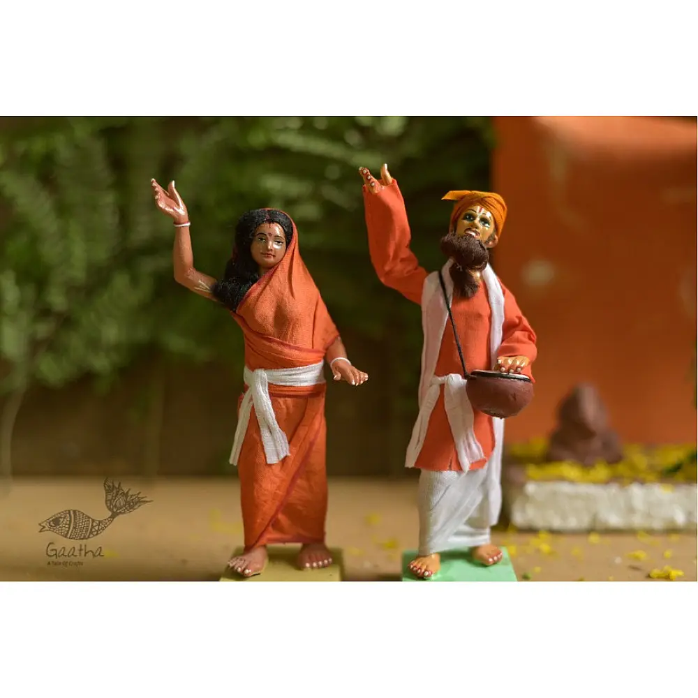 Handmade Clay Doll - 