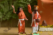 Gudiyawala . गुड़ियावाला | Clay Dolls (Set of Two) ~ 17